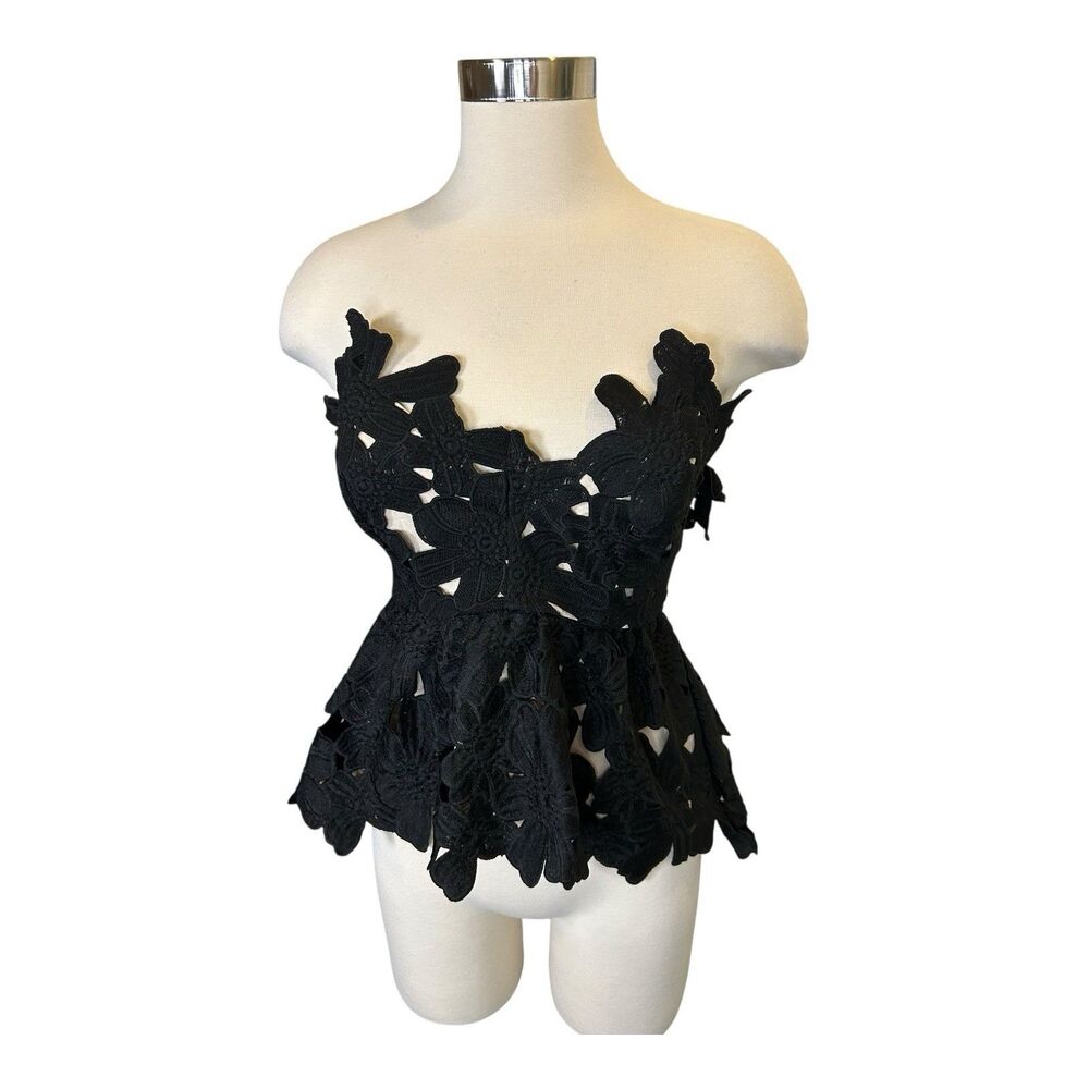 Stone Cold Fox Texas Strapless Black Tube Top Size XS/S